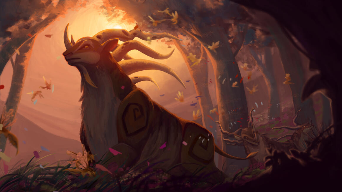 Enviroment painting for Fate of The Fey - BFA 3D Asset Pack